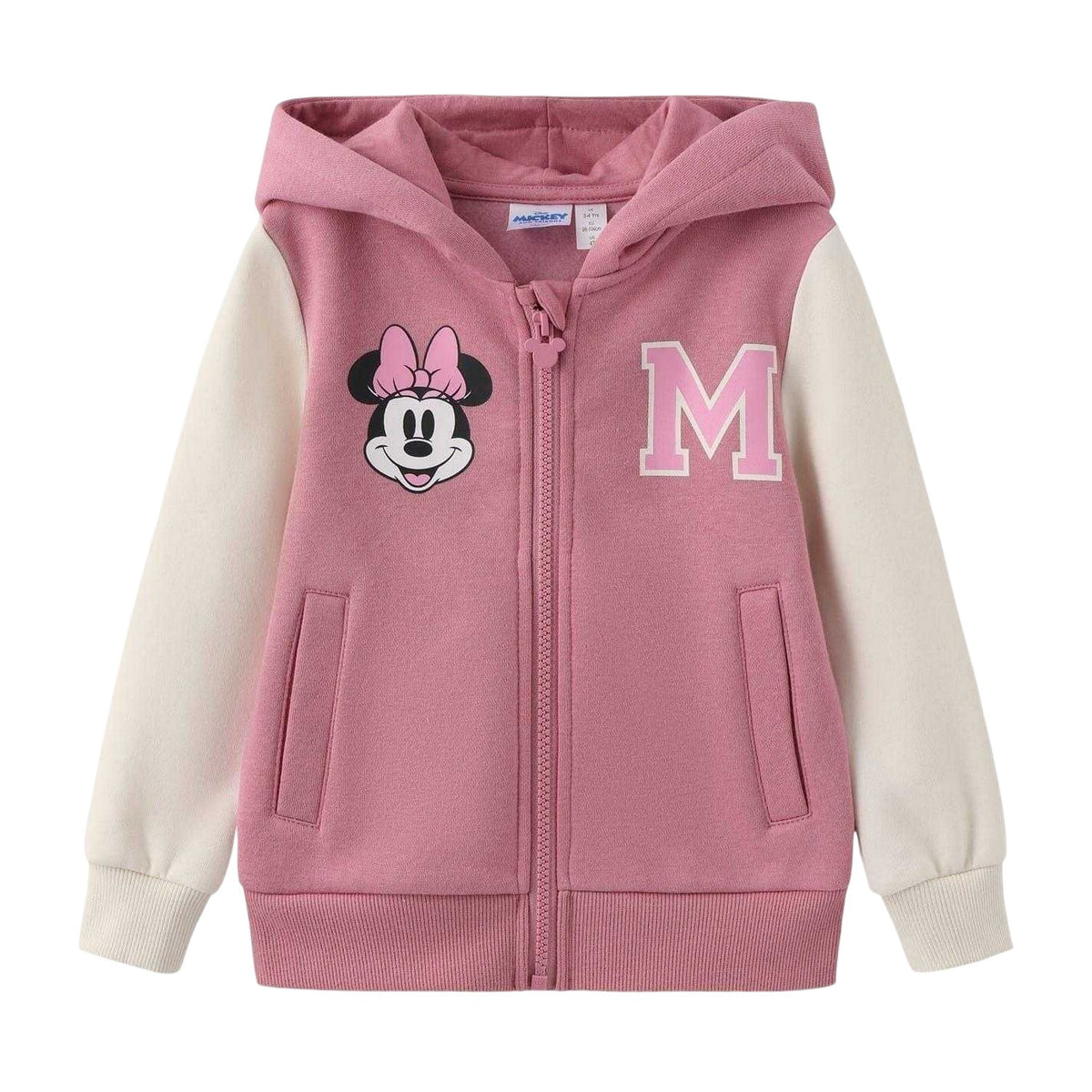 Pink - Back - Minnie Mouse Baby Girls Tracksuit