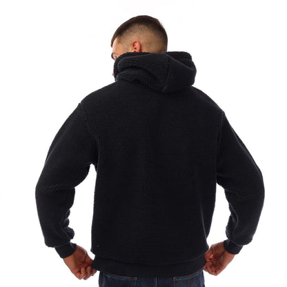 Blue - Back - Gant Mens Fleece Hoodie