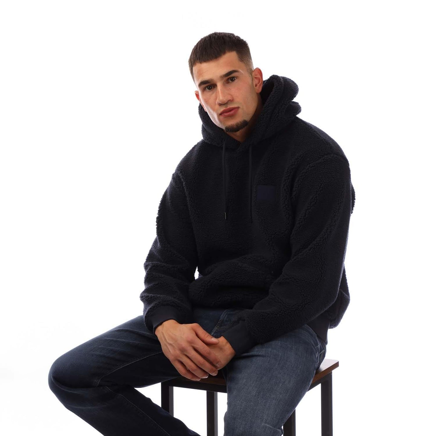 Blue - Lifestyle - Gant Mens Fleece Hoodie