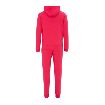 Red - Back - Lonsdale Mens Tracksuit