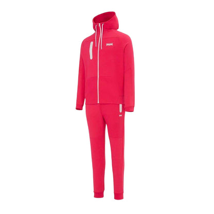 Red - Side - Lonsdale Mens Tracksuit