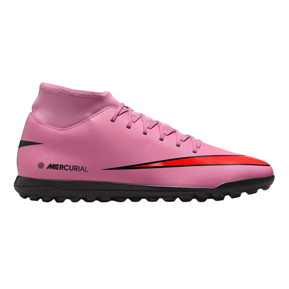 Pink-Black - Front - Nike Mens Mercurial Superfly 10 Football Boots