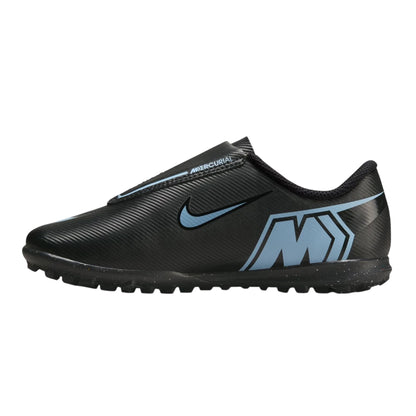 Black-Blue - Side - Nike Childrens-Kids Mercurial Vapour 16 Football Boots