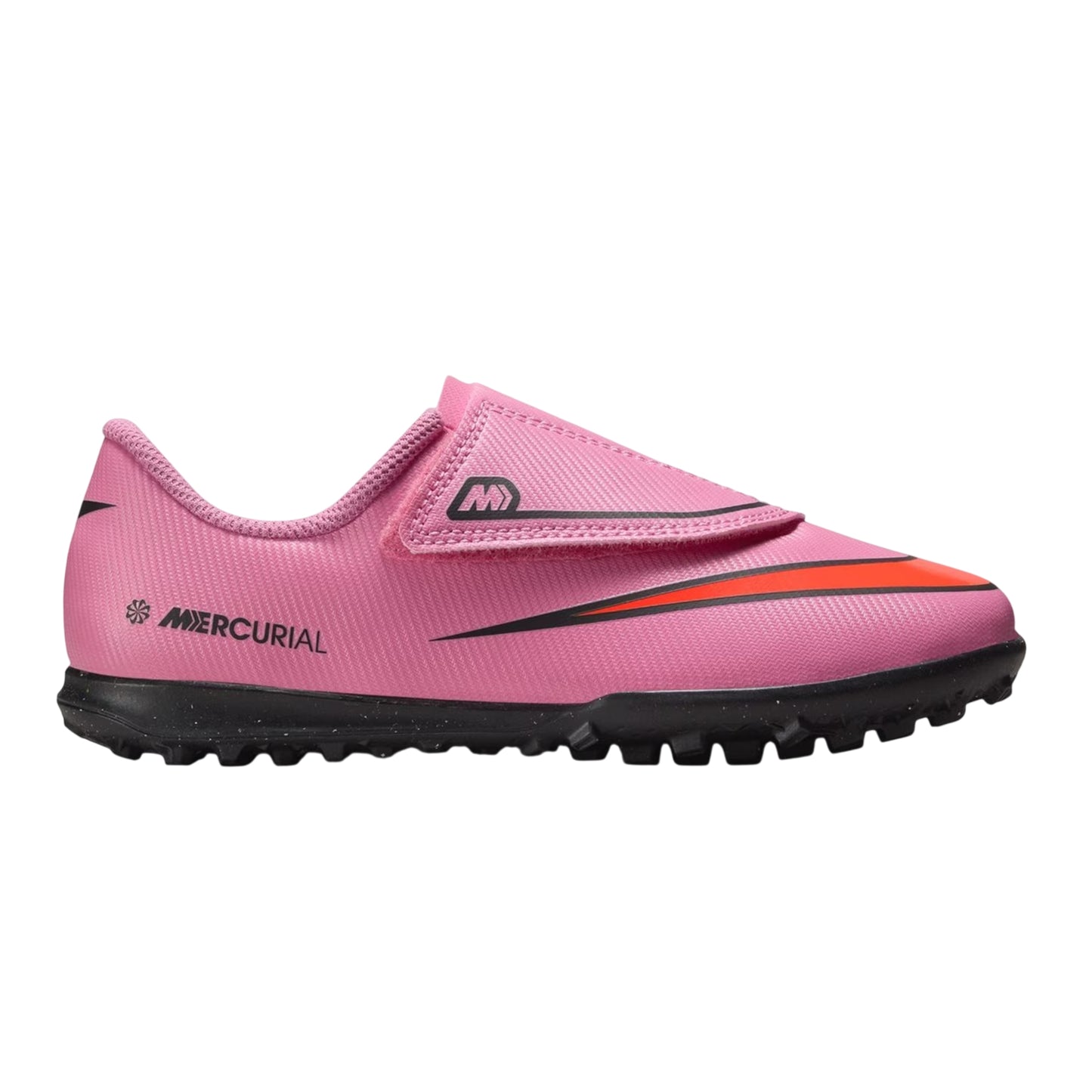 Pink-Black - Front - Nike Childrens-Kids Mercurial Vapour 16 Football Boots