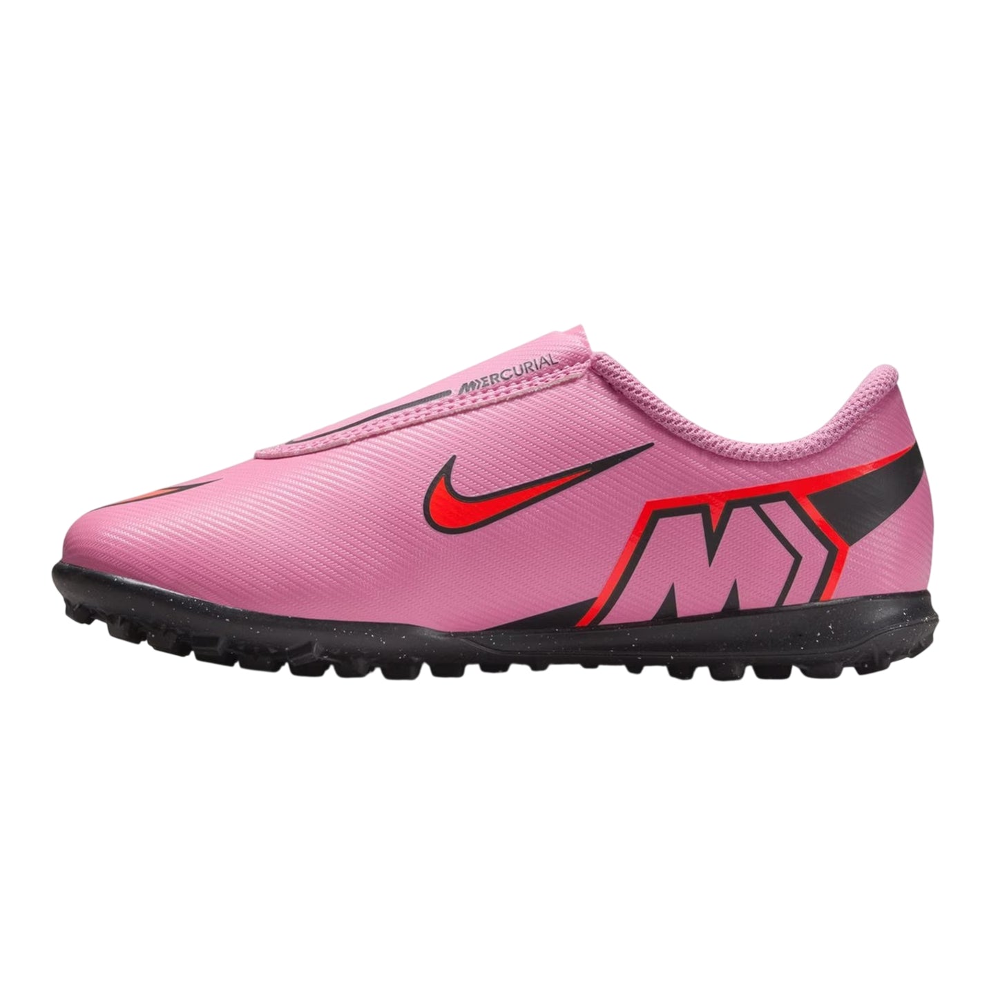 Pink-Black - Back - Nike Childrens-Kids Mercurial Vapour 16 Football Boots