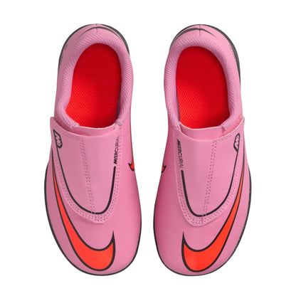 Pink-Black - Side - Nike Childrens-Kids Mercurial Vapour 16 Football Boots