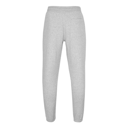 Light Grey - Back - Tommy Jeans Mens Cotton Flag Joggers