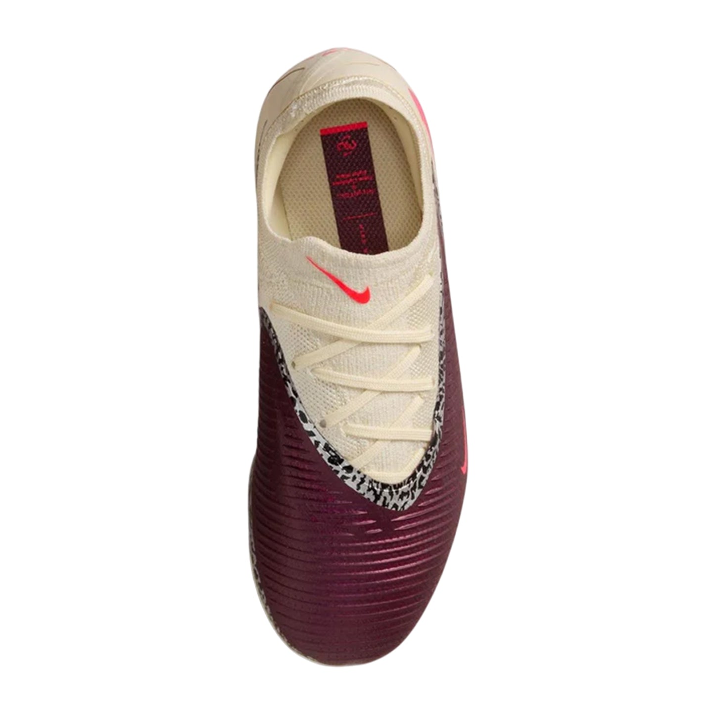 Burgundy-Digital Print - Back - Nike Childrens-Kids Phantom 6 Pro Football Boots