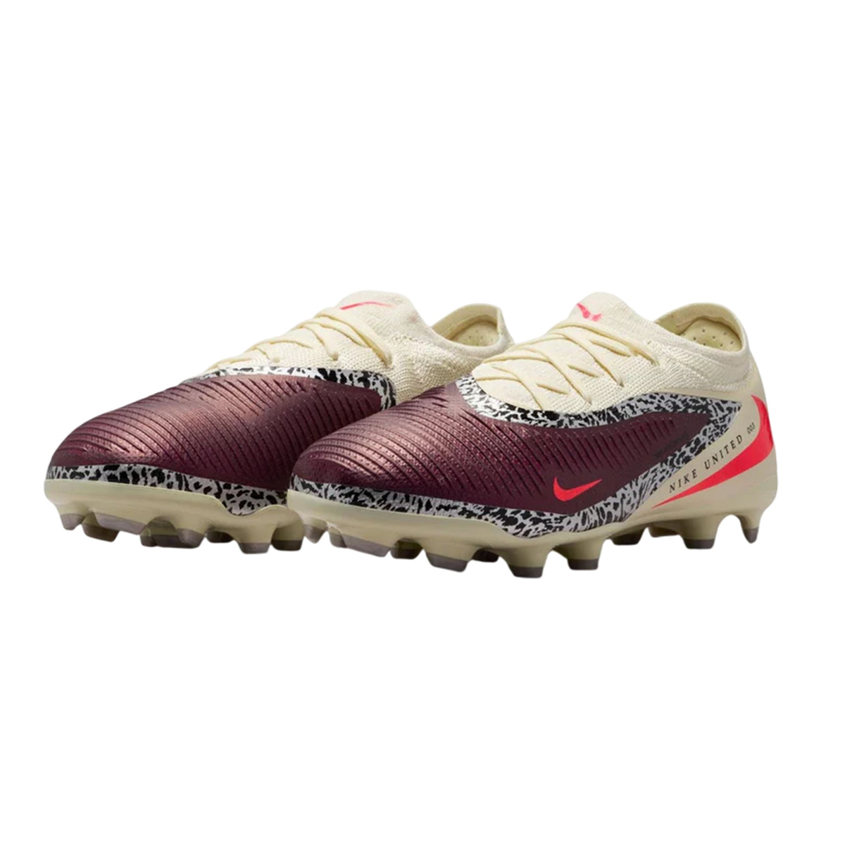 Burgundy-Digital Print - Lifestyle - Nike Childrens-Kids Phantom 6 Pro Football Boots