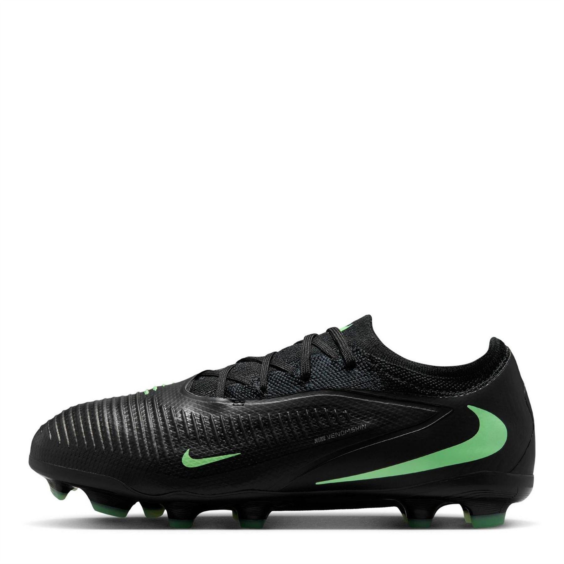 Black-Green - Back - Nike Childrens-Kids Phantom 6 Pro Football Boots