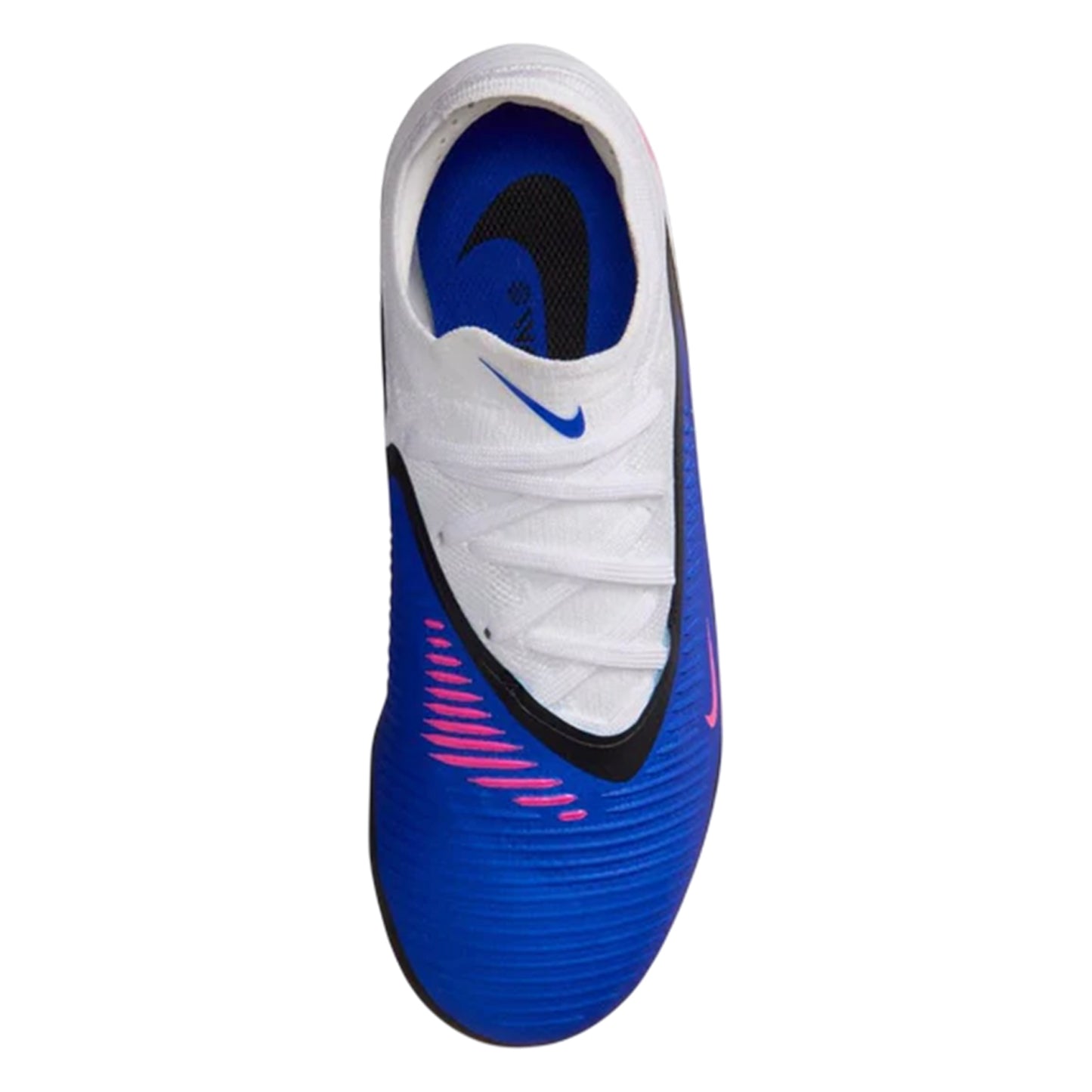 Blue-White-Pink - Back - Nike Childrens-Kids Phantom 6 Pro Football Boots