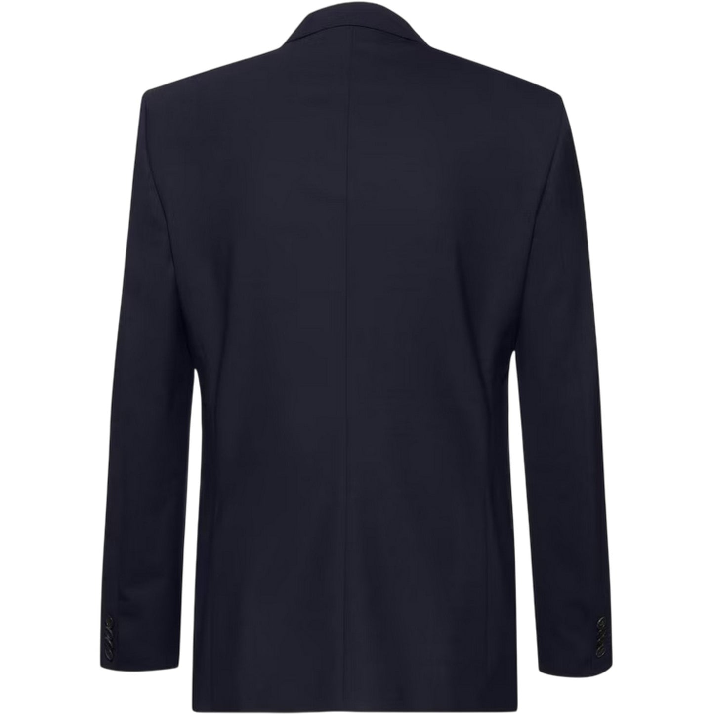 Dark Blue - Back - Boss Mens Flap Pocket Suit Jacket