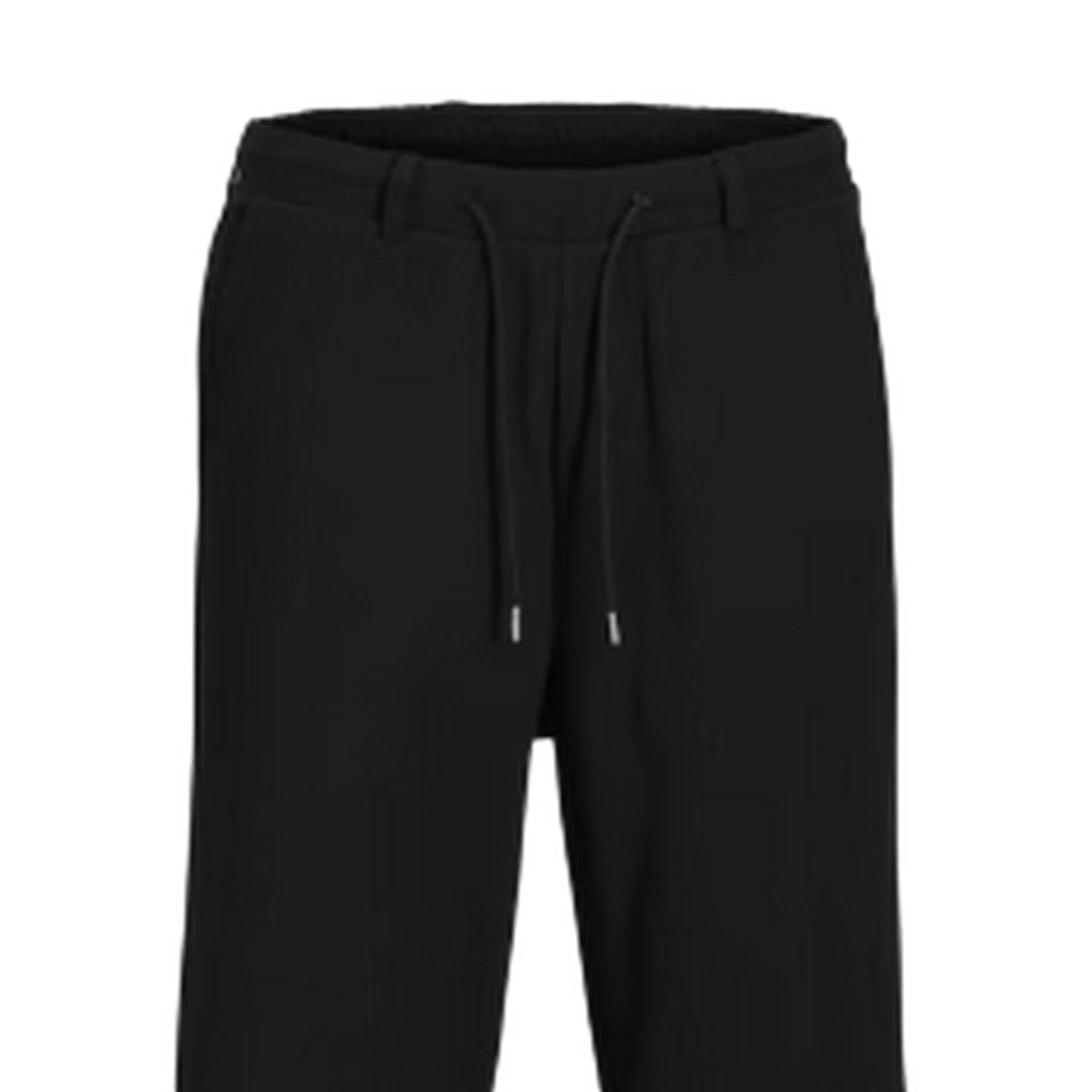 Black - Side - Jack And Jones Mens Tapered Leg Relaxed Fit Sweatpants