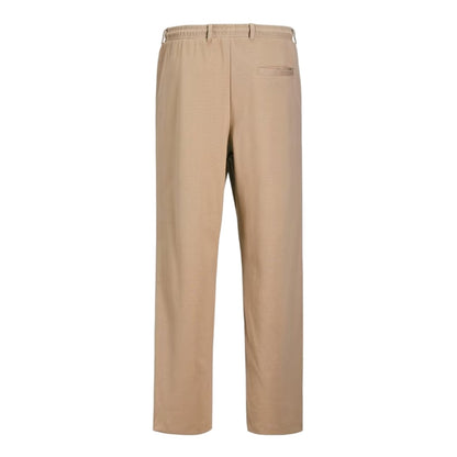 Greige - Back - Jack And Jones Mens Tapered Leg Relaxed Fit Sweatpants