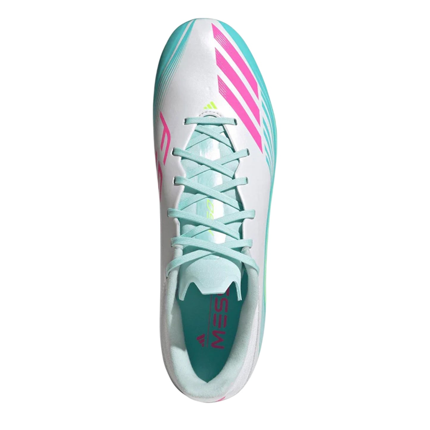 White-Pink-Blue - Back - Adidas Mens F50 League Football Boots