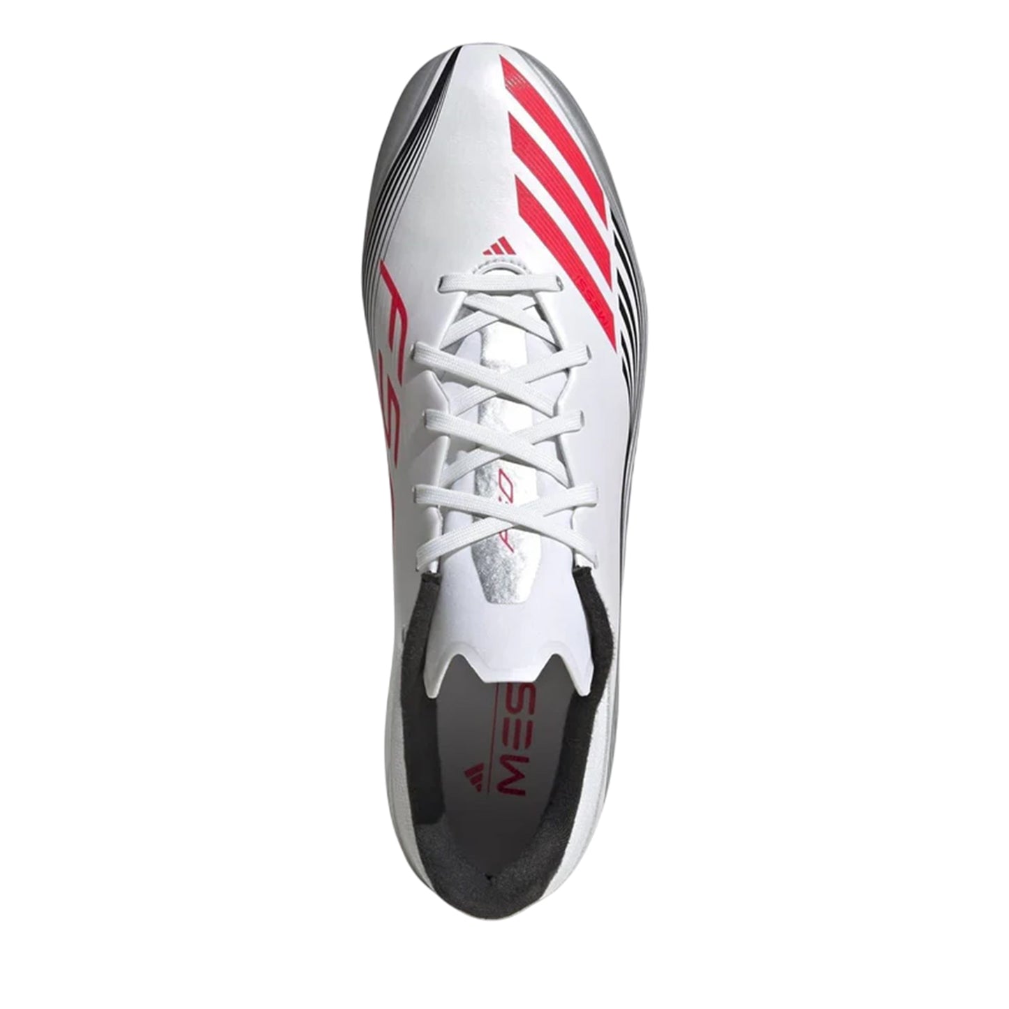 White-Red - Back - Adidas Mens F50 League Football Boots
