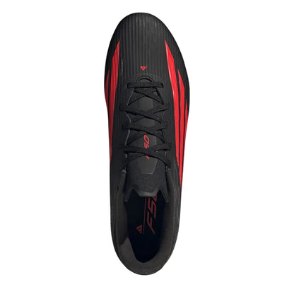 Black-Red - Back - Adidas Mens F50 League Football Boots