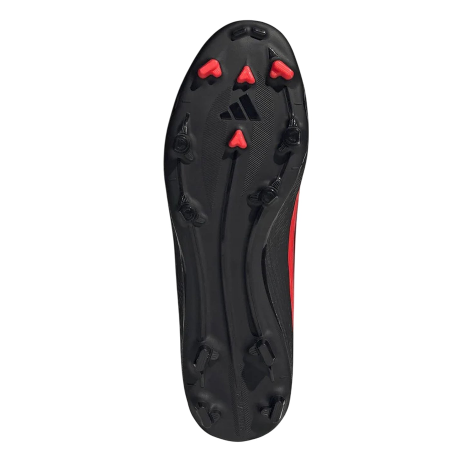 Black-Red - Side - Adidas Mens F50 League Football Boots