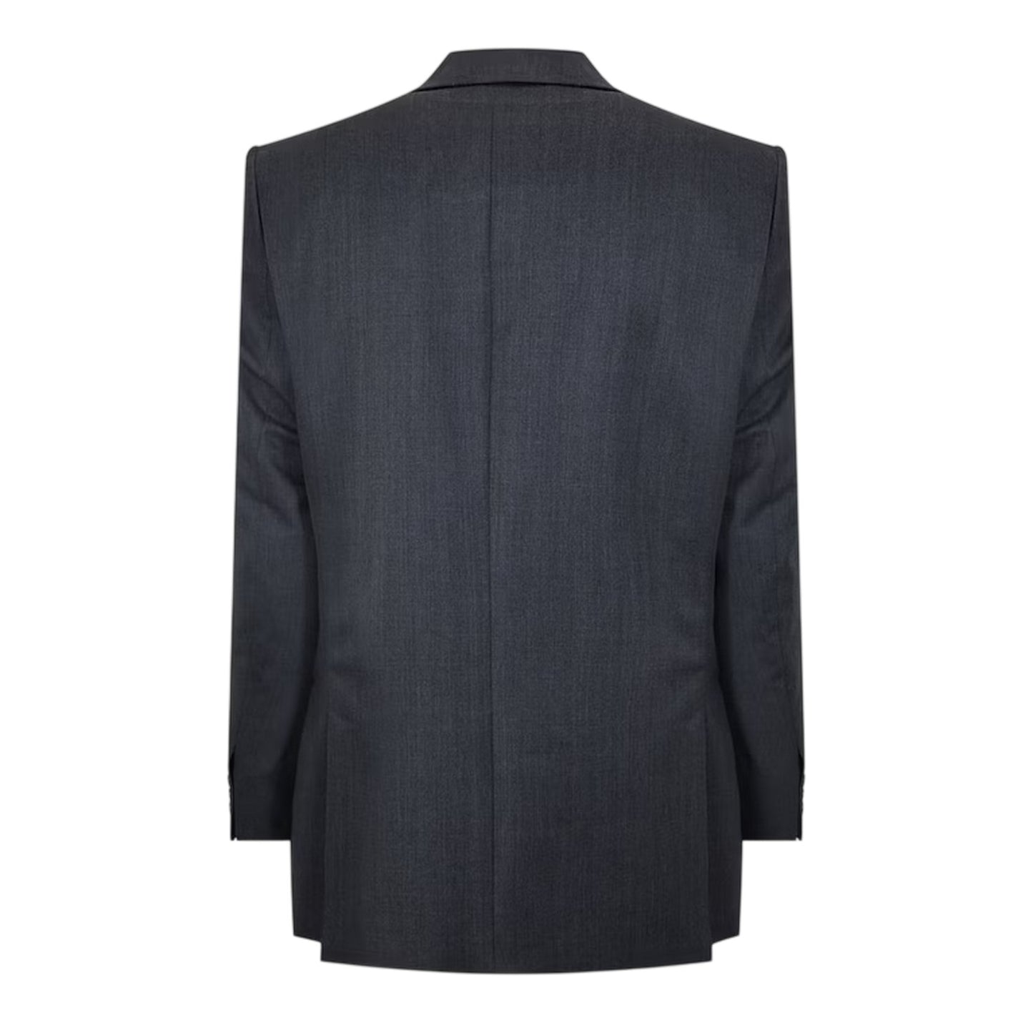 Charcoal - Back - Pierre Cardin Mens Regular Suit Jacket