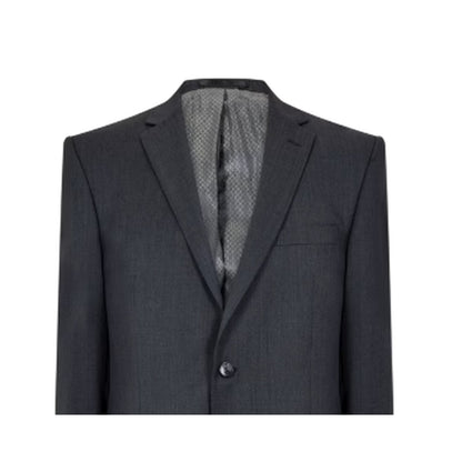 Charcoal - Side - Pierre Cardin Mens Regular Suit Jacket