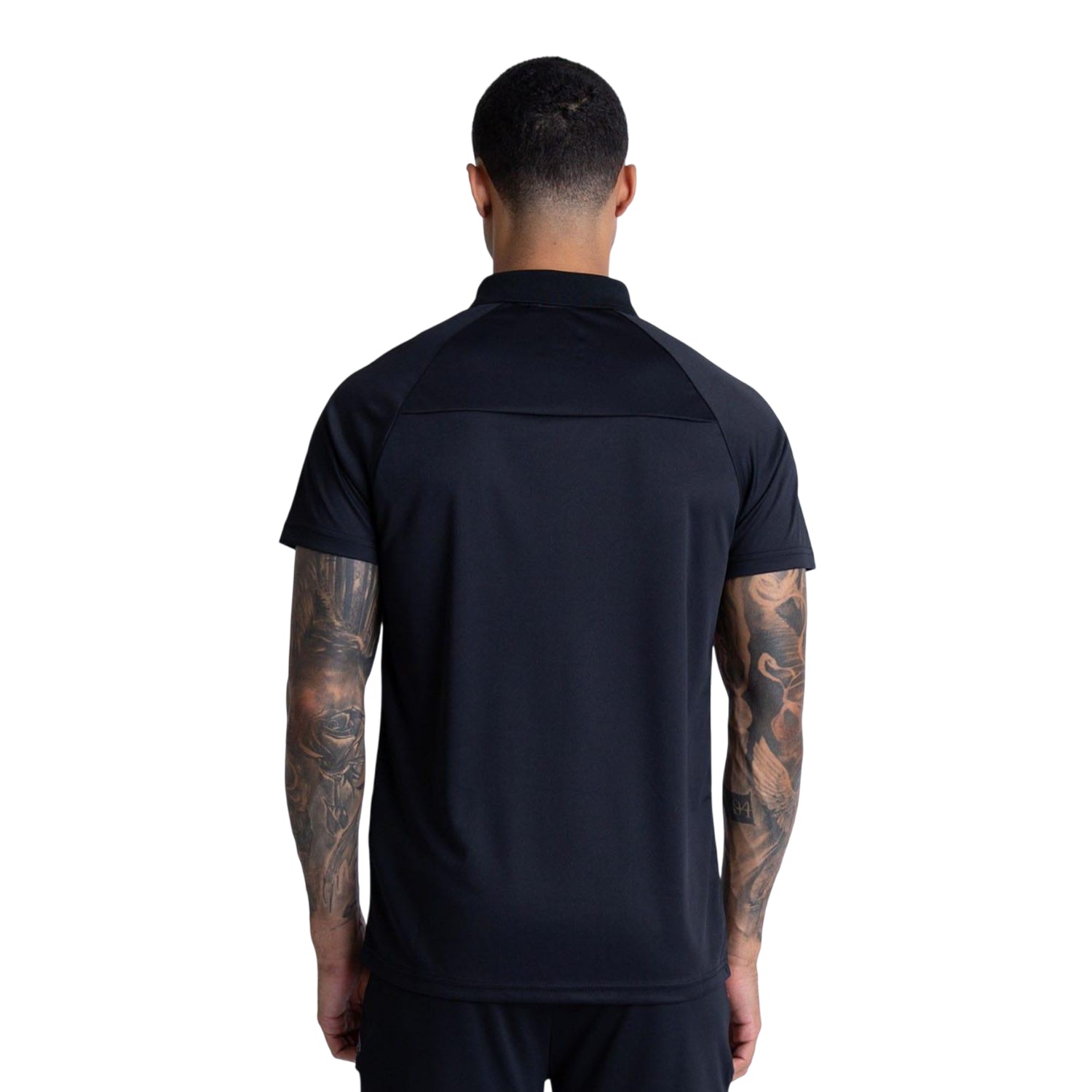 Black - Back - Luke 1977 Mens Thomas Performance Polo Shirt
