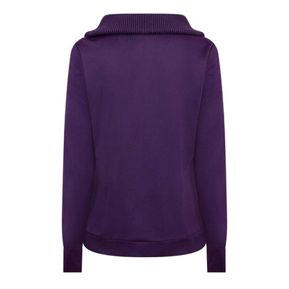 Purple - Back - Puma Womens-Ladies Animal Print Track Jacket
