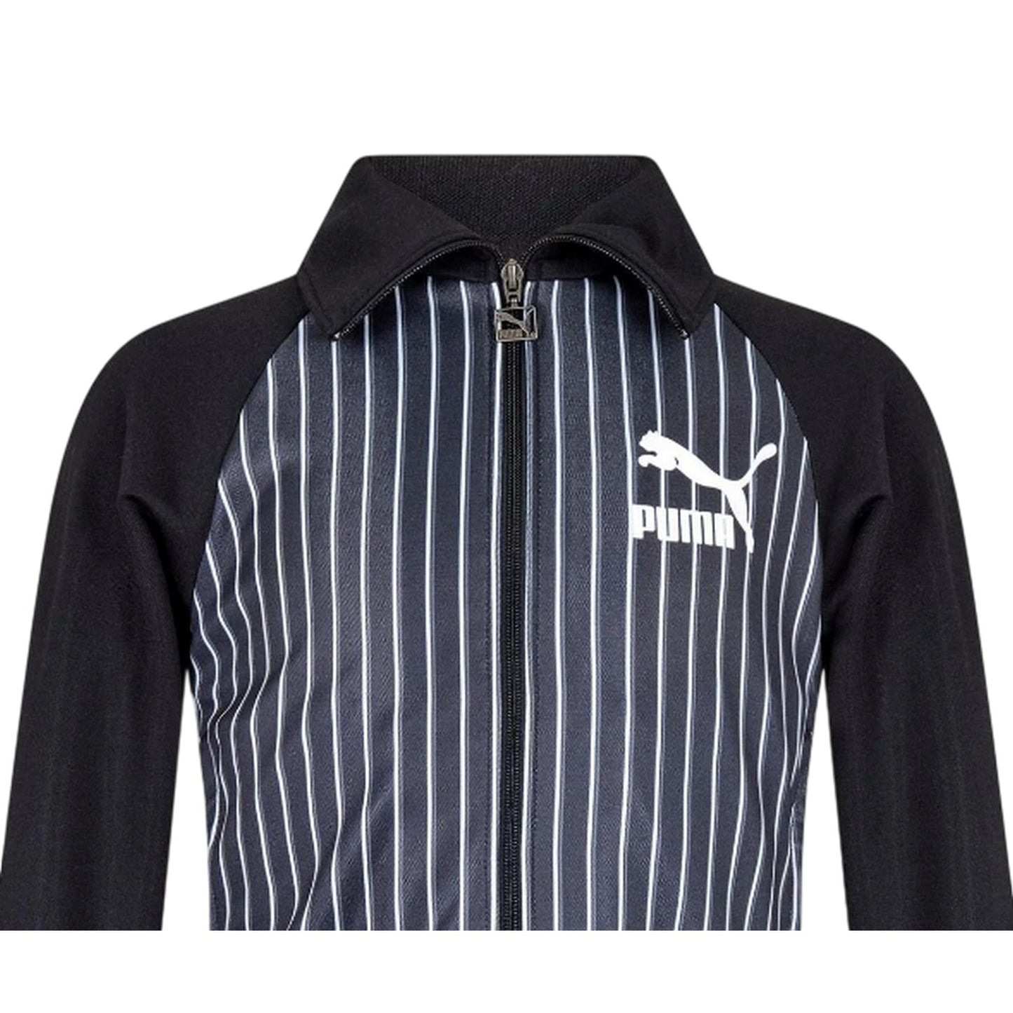Black - Side - Puma Mens Raglan Track Jacket