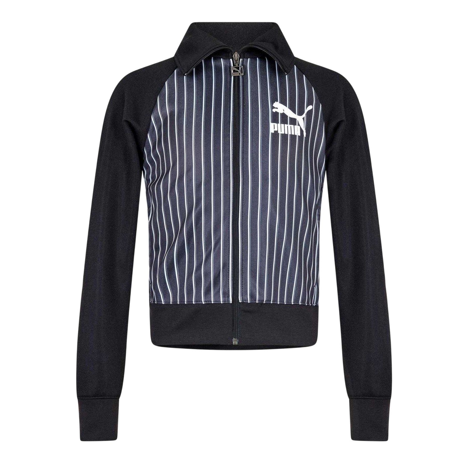 Black - Front - Puma Mens Raglan Track Jacket