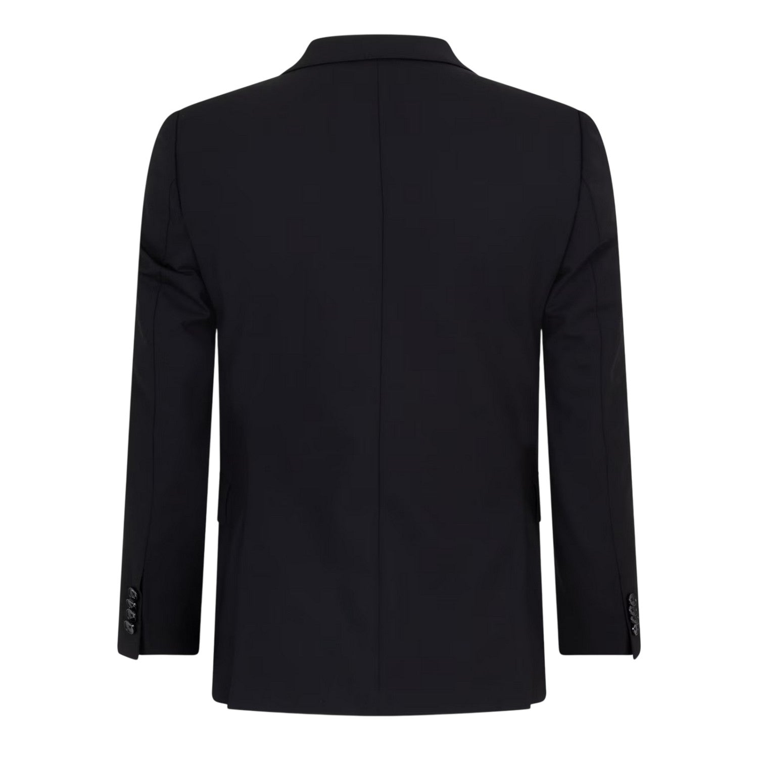 Black - Back - Boss Mens Lapel Collar Regular Formal Suit Jacket