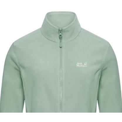 Green - Side - Jack Wolfskin Womens-Ladies Taunus Fleece Jacket