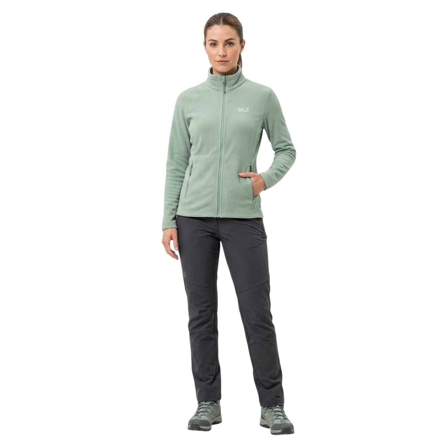 Green - Lifestyle - Jack Wolfskin Womens-Ladies Taunus Fleece Jacket
