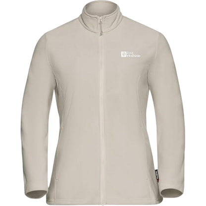Sand - Front - Jack Wolfskin Womens-Ladies Taunus Fleece Jacket