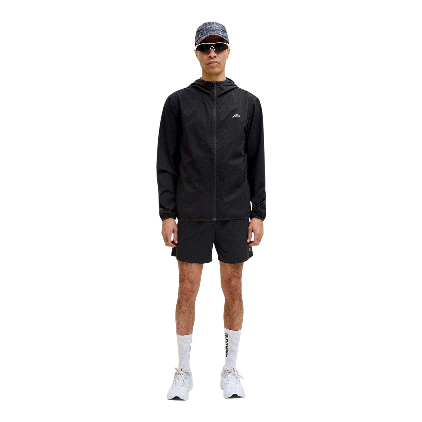 Black - Back - Jack And Jones Mens Relaxed Fit Windbreaker Set