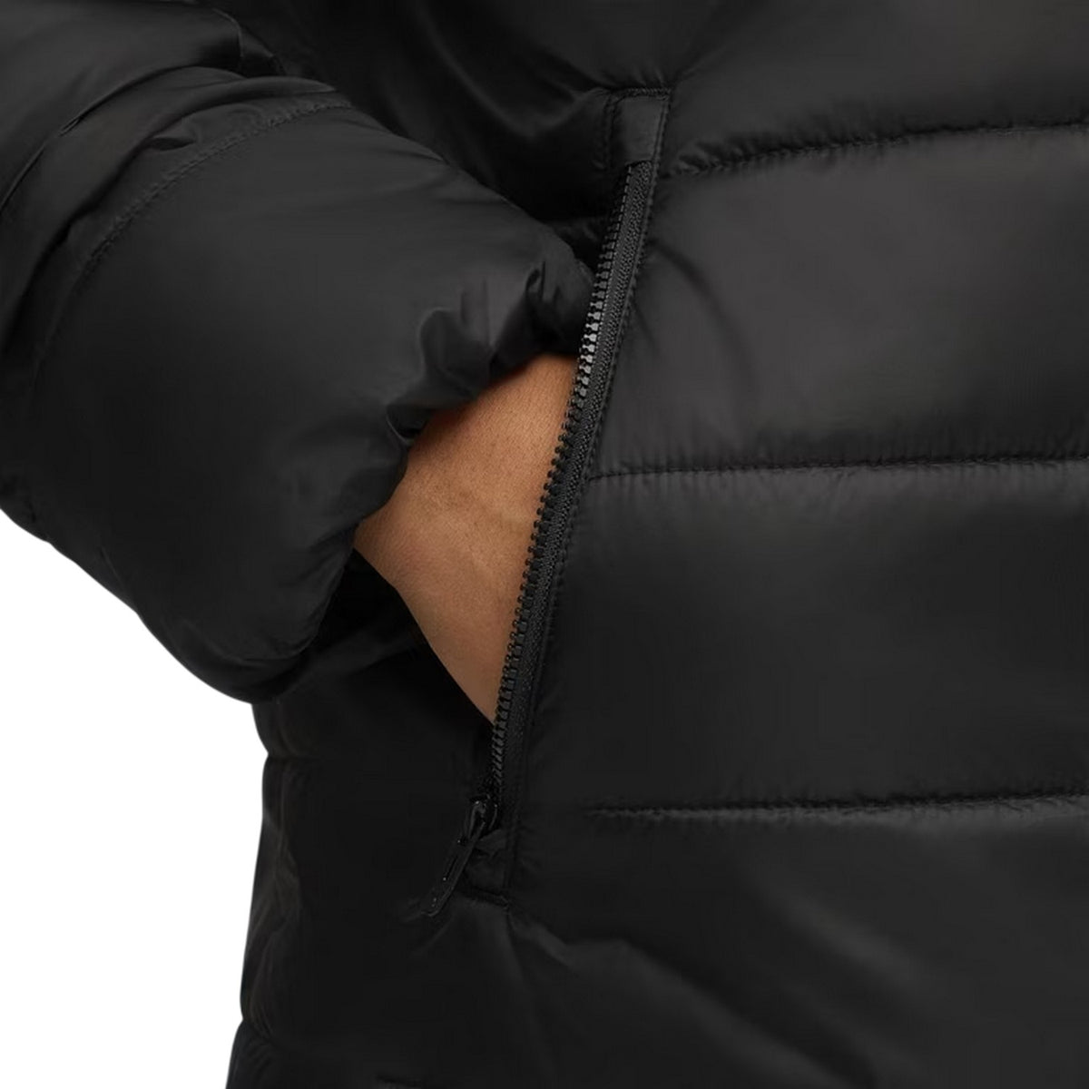 Puma Black - Lifestyle - Puma Mens Essentials Insulated Hooded Jacket