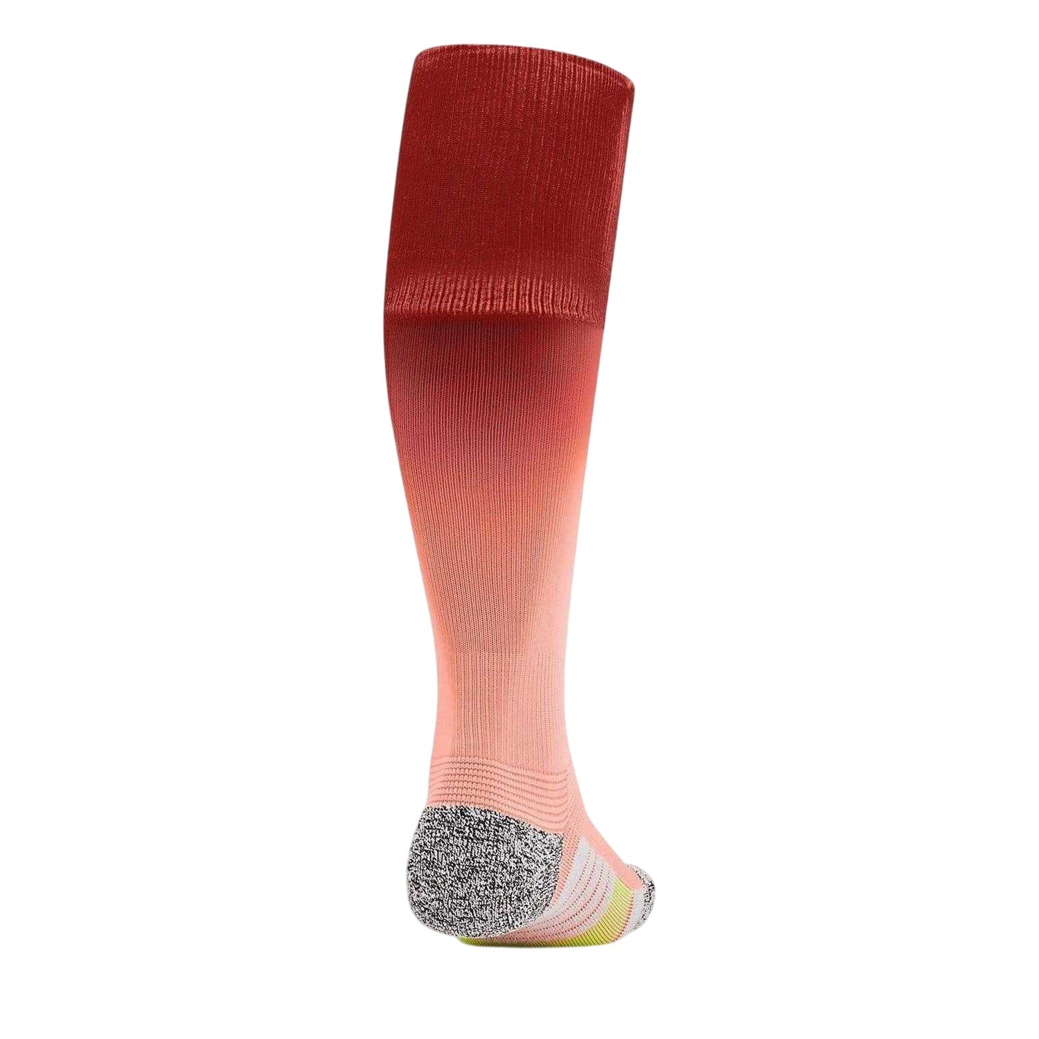 Orange-Maroon - Back - Under Armour Unisex Adult Magnetico Ombre Pocket Sports Socks
