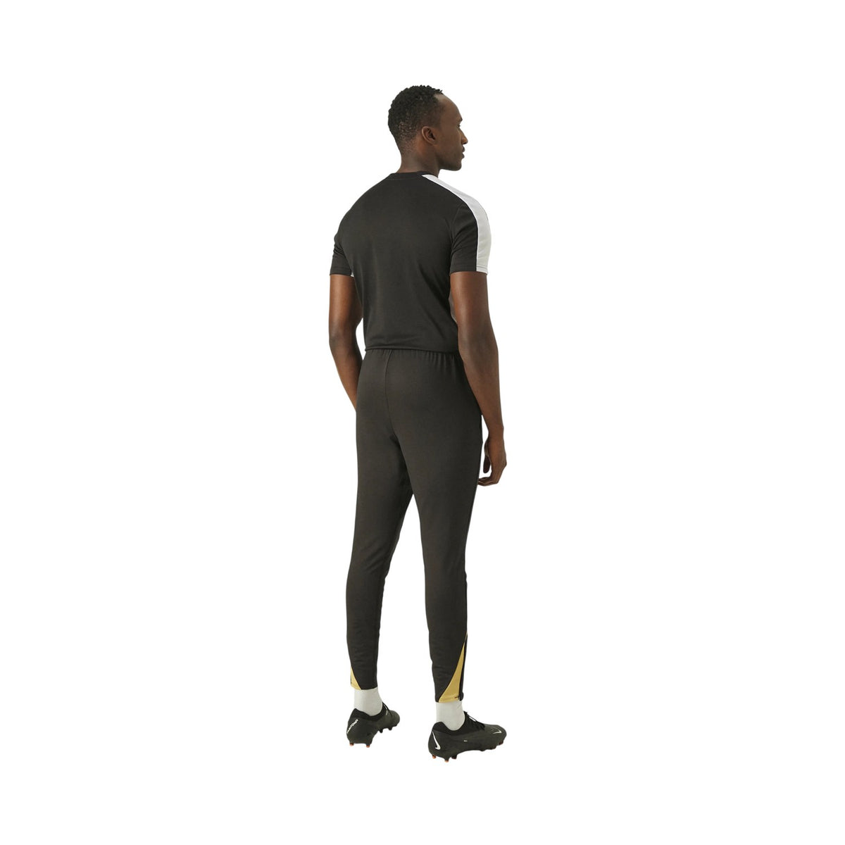 Black-Gold - Back - Nike Mens Strike Dri-FIT Tracksuit Bottoms