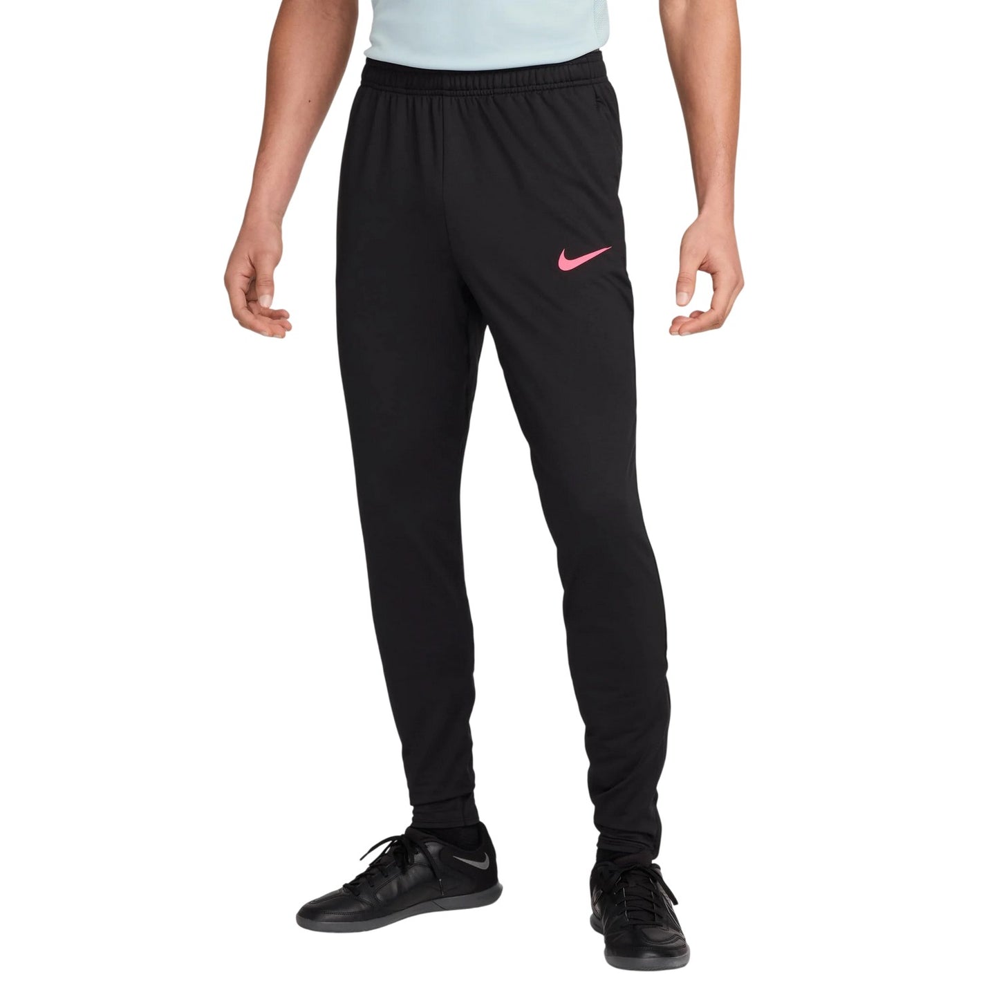 Black-Pink - Front - Nike Mens Strike Dri-FIT Tracksuit Bottoms