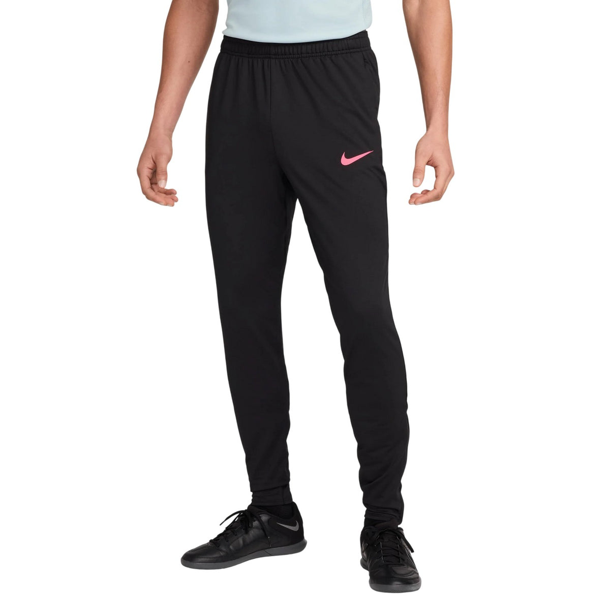 Black-Pink - Front - Nike Mens Strike Dri-FIT Tracksuit Bottoms