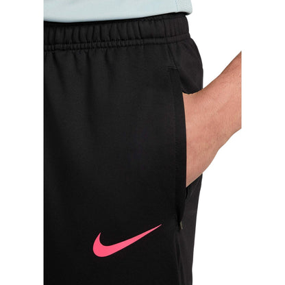 Black-Pink - Side - Nike Mens Strike Dri-FIT Tracksuit Bottoms
