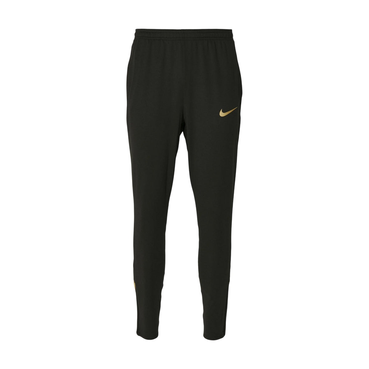 Black-Gold - Front - Nike Mens Strike Dri-FIT Tracksuit Bottoms