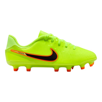 Volt-Black - Front - Nike Childrens-Kids Tiempo Legend 10 Firm Ground Football Boots