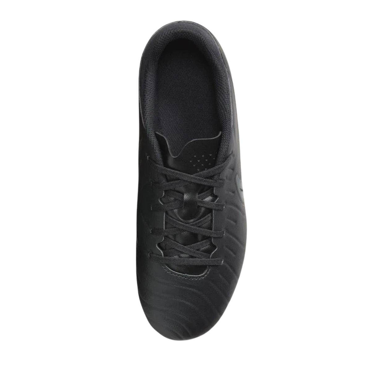 Black-Green - Back - Nike Childrens-Kids Tiempo Legend 10 Firm Ground Football Boots