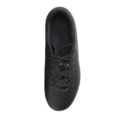 Black-Green - Back - Nike Childrens-Kids Tiempo Legend 10 Firm Ground Football Boots