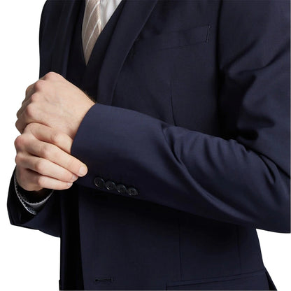 Navy - Back - Ted Baker Mens Slim Suit Jacket