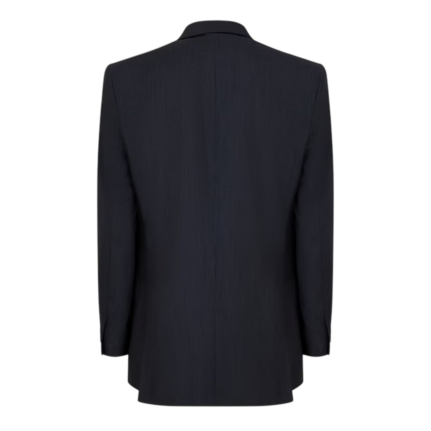 Navy - Back - Pierre Cardin Mens Striped Suit Jacket