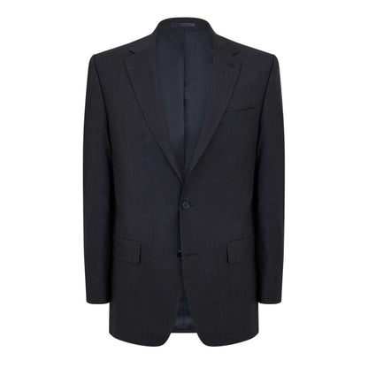 Navy - Front - Pierre Cardin Mens Striped Suit Jacket