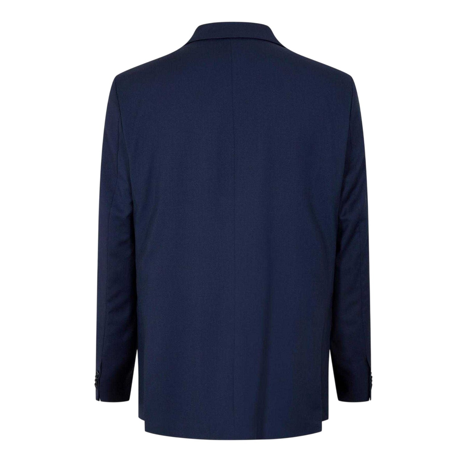 Blue - Back - Ted Baker Mens Premium Twill Regular Suit Jacket