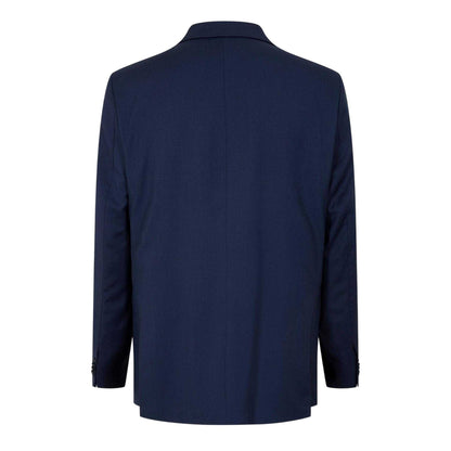Blue - Back - Ted Baker Mens Premium Twill Regular Suit Jacket