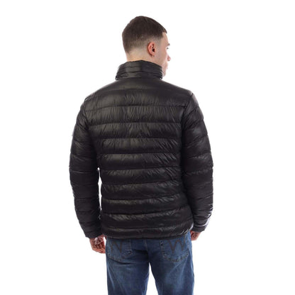 Black - Back - Duck and Cover Mens Shemmy Two Quilted Jacket