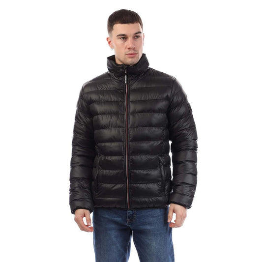 Black - Front - Duck and Cover Mens Shemmy Two Quilted Jacket